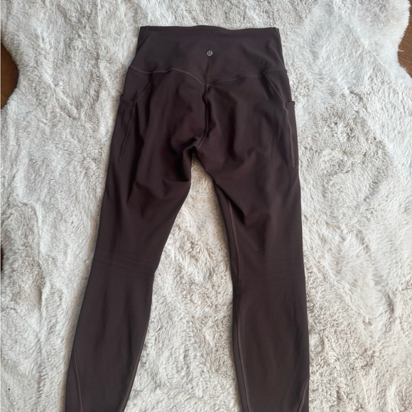 lululemon athletica Other - Lululemon Align HR 25" Brown Leggings In Espresso Size 10